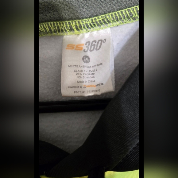 Workers hi vis hoodie - Picture 4 of 8
